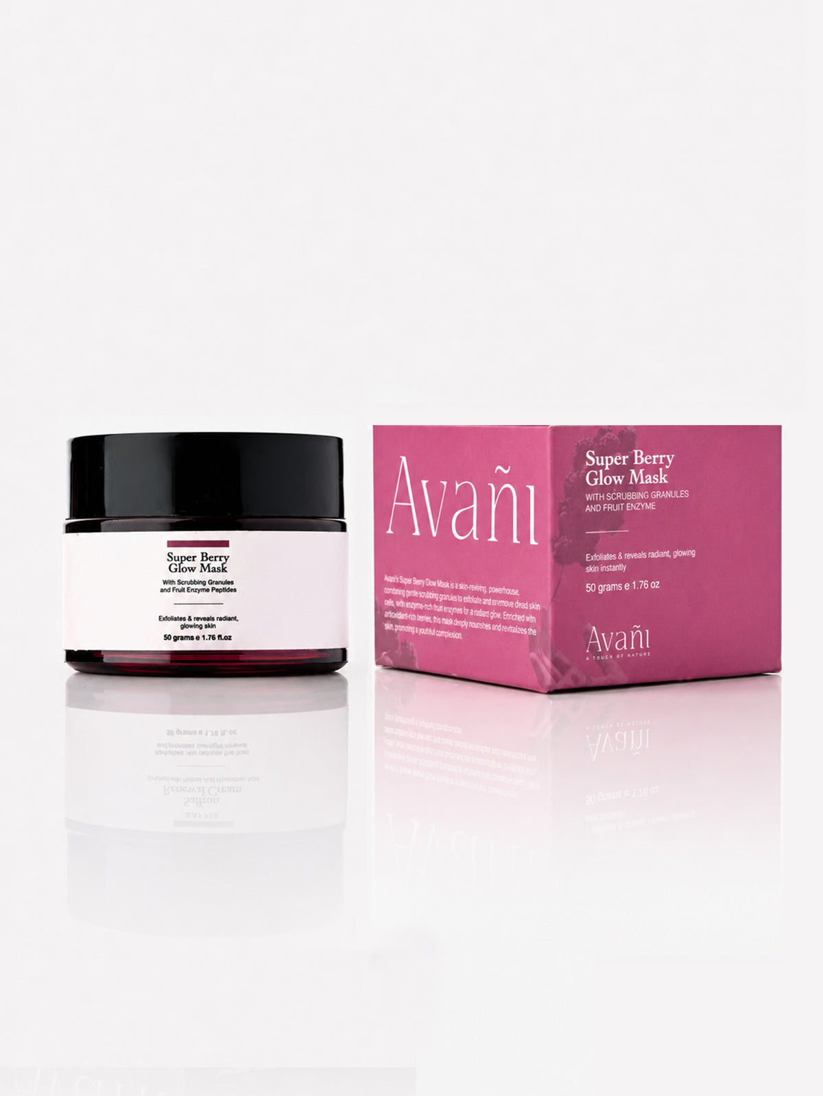 Super Berry Glow Mask with Fruit Enzyme & Scrubbing Granules