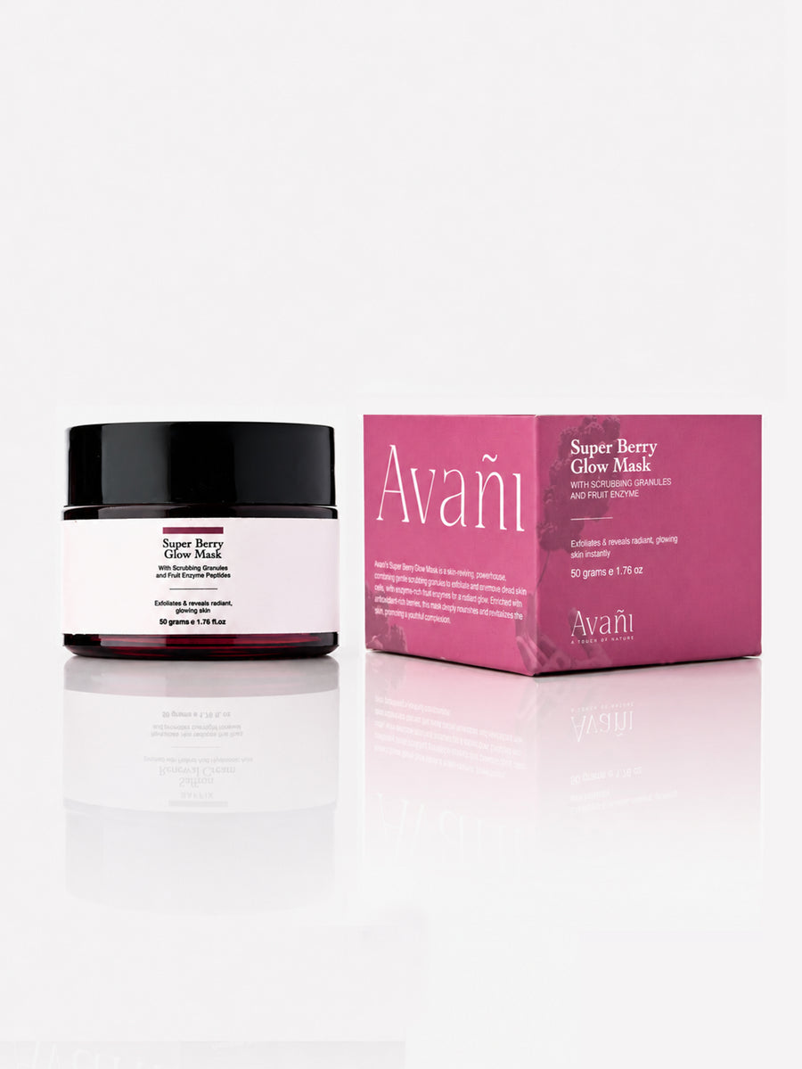 Super Berry Glow Mask with Fruit Enzyme & Scrubbing Granules