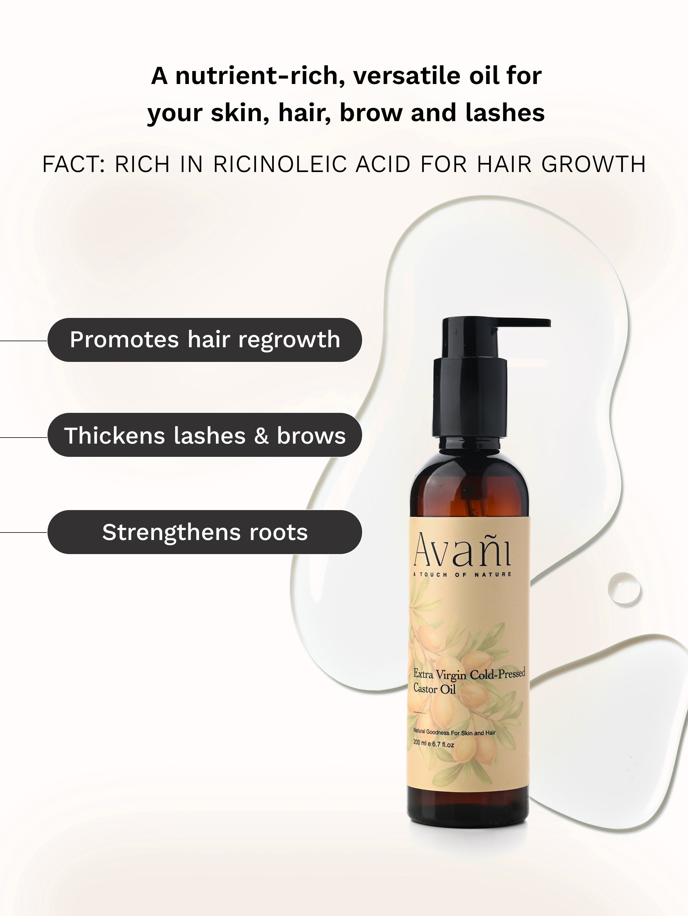 Extra Virgin Cold-Pressed Castor Oil