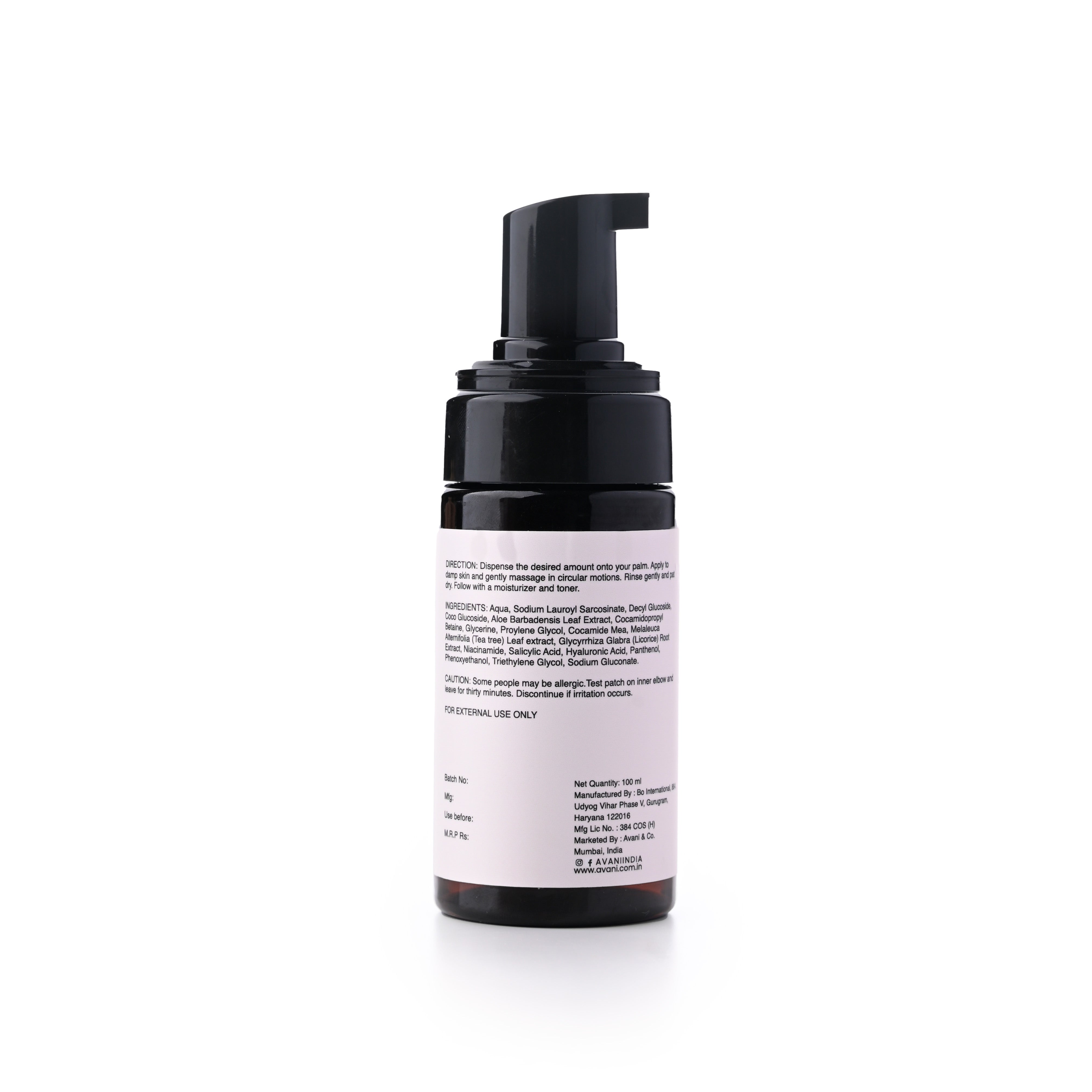 Puritea –Tea Tree Foaming Face Wash