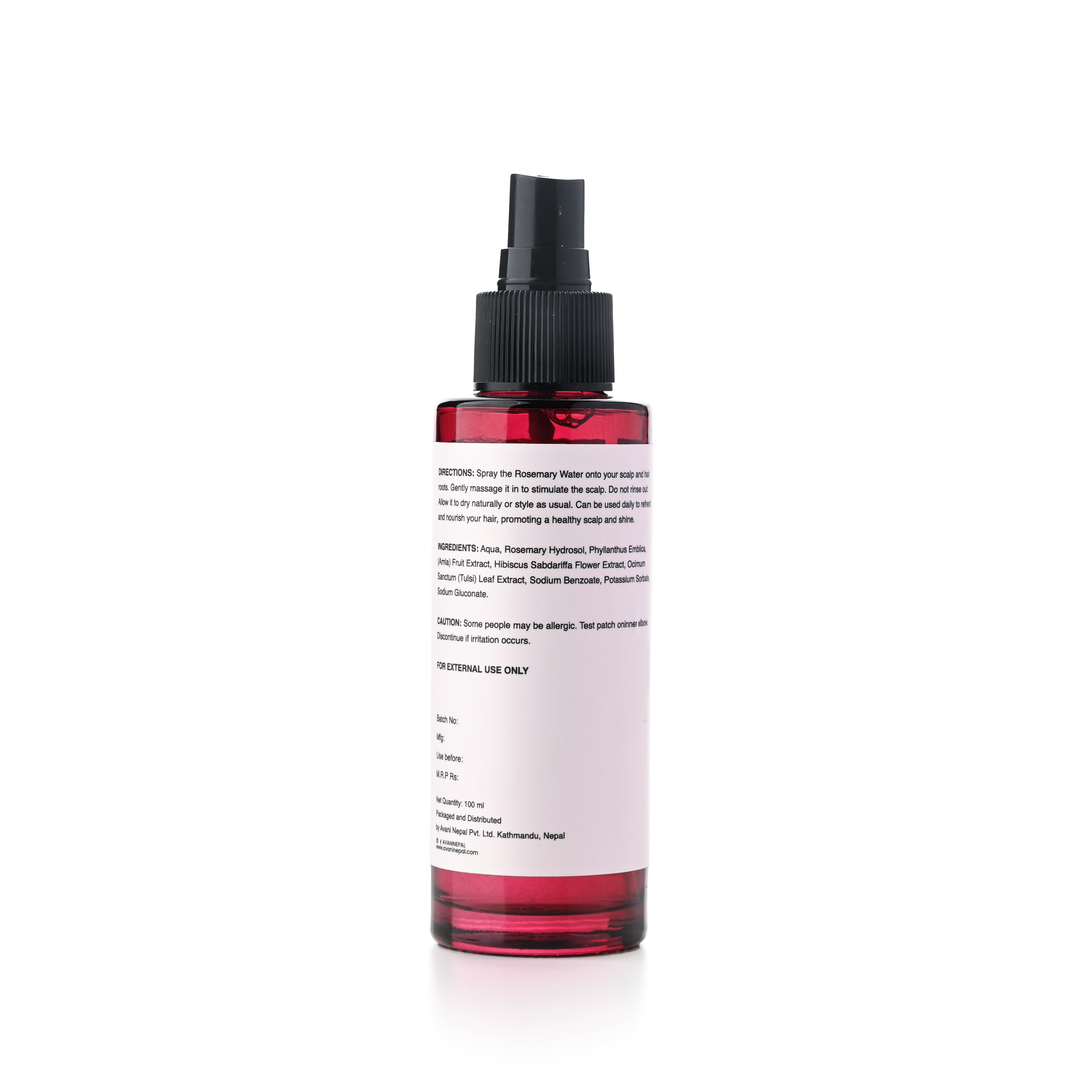 Rosemary Water Spray For Hair Growth