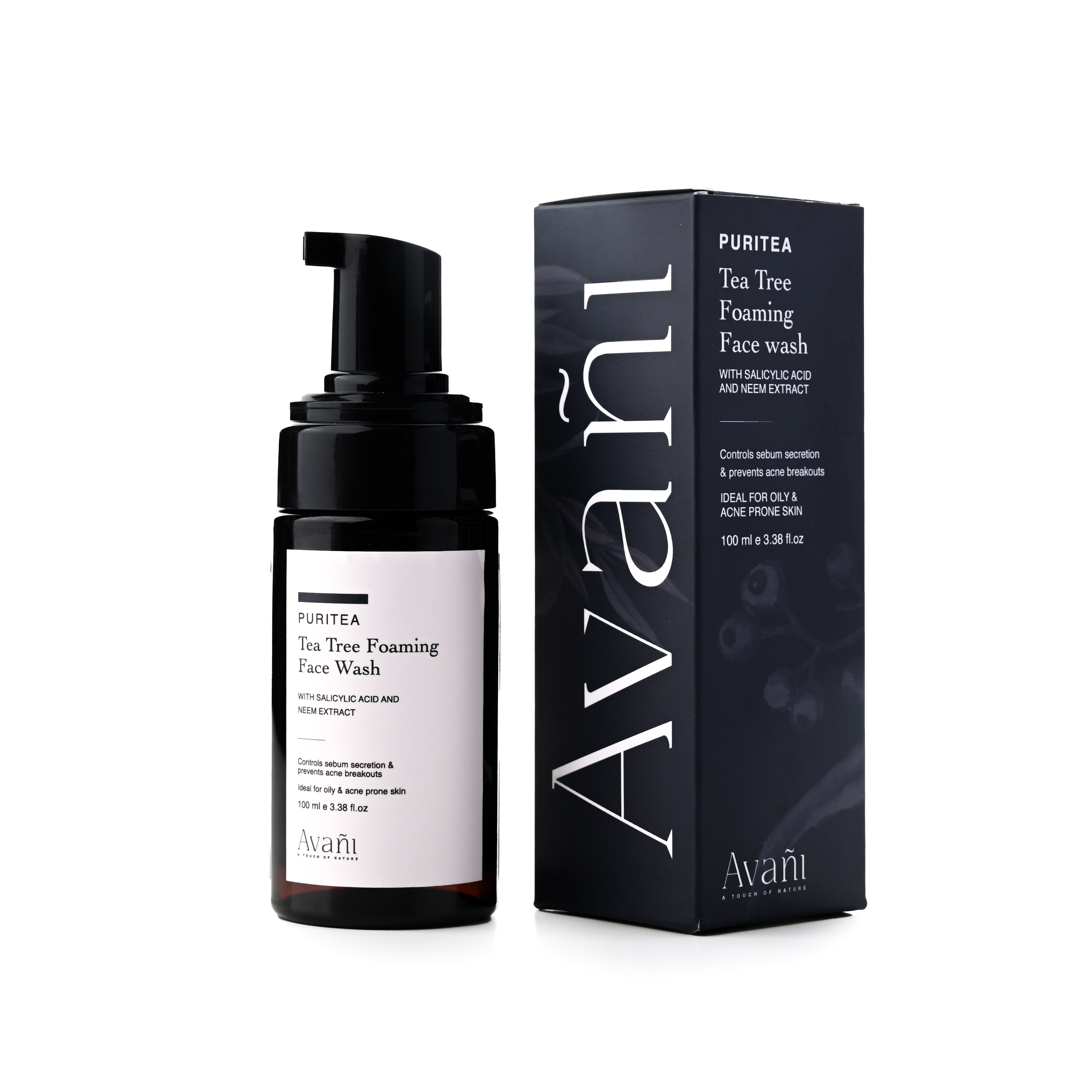 Puritea –Tea Tree Foaming Face Wash